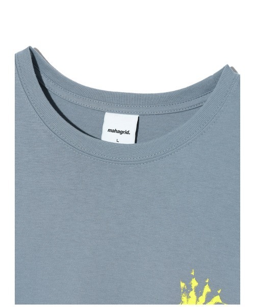 MAHAGRID(マハグリッド)の「『mahagrid/マハグリッド』AMMONITE LS TEE/アンモナイトデザイン 長袖Tシャツ(Tシャツ/カットソー・レディース・ホワイト/ブルー・M/L)」の17枚目の写真