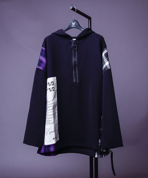 rovtski ロフトスキー AFYF ビッグシルエット ロングコート チェック