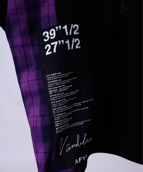 rovtski（ロフトスキー）の「AFYFSIDE CHECK PARKA/ビッグシルエット サイドチェックパーカー（パーカー・メンズ・ブラック系その他/ホワイト系その他2/ブラック系その他2/ホワイト系その他/ブラック系その他3/ホワイト系その他4/ブラック系その他4/ホワイト系その他3/ホワイト系その他6/ホワイト系その他5/サックスブルー/ブラック系その他5・FREE）」の16枚目の写真