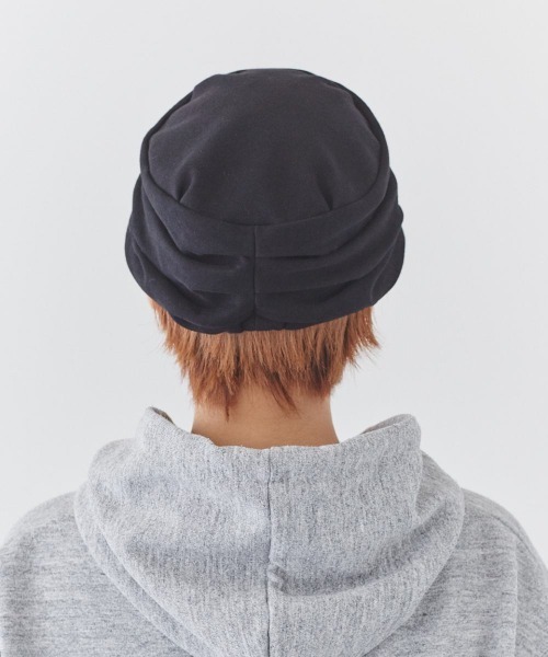 milsa（ミルサ）の「milsa ドレープキャップ（キャップ・レディース・ブラック/ベージュ/ネイビー/グレー・58cm/62cm）」の21枚目の写真