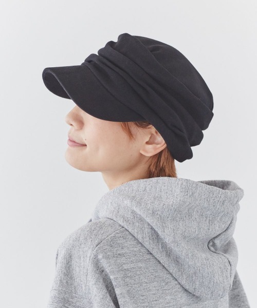 milsa（ミルサ）の「milsa ドレープキャップ（キャップ・レディース・ブラック/ベージュ/ネイビー/グレー・58cm/62cm）」の17枚目の写真