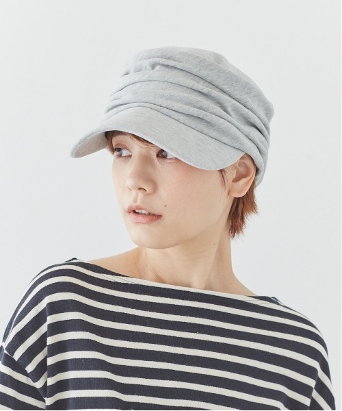 milsa（ミルサ）の「milsa ドレープキャップ（キャップ・レディース・ブラック/ベージュ/ネイビー/グレー・58cm/62cm）」の14枚目の写真
