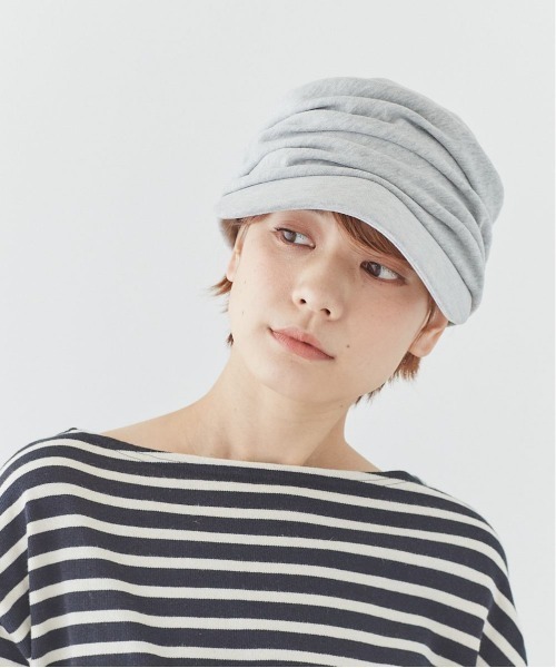 milsa（ミルサ）の「milsa ドレープキャップ（キャップ・レディース・ブラック/ベージュ/ネイビー/グレー・58cm/62cm）」の18枚目の写真