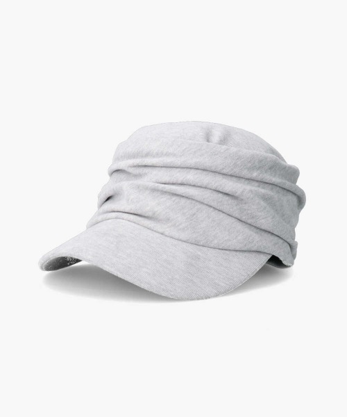 milsa（ミルサ）の「milsa ドレープキャップ（キャップ・レディース・ブラック/ベージュ/ネイビー/グレー・58cm/62cm）」の7枚目の写真