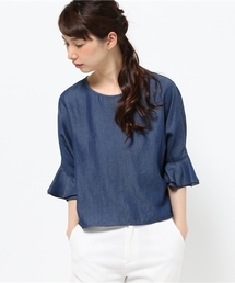 sabena | Sabena / テンセルデニム フレアプルオーバー(シャツ/ブラウス)