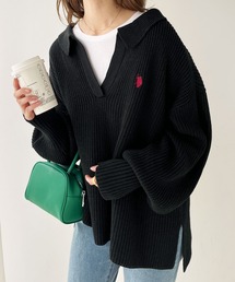 GeeRA別注【U.S. POLO ASSN.】 ポロデザインニット