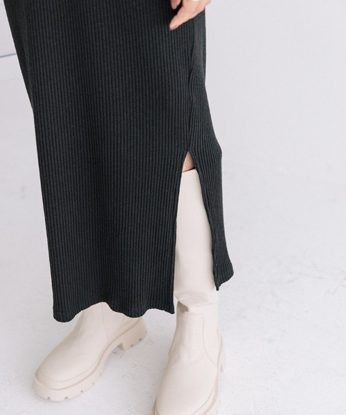 Flugge(フラッジー)の「back open knit OP/バックオープンニットワンピース(ワンピース・レディース・ブラウン系/ブラック・FREE)」の11枚目の写真