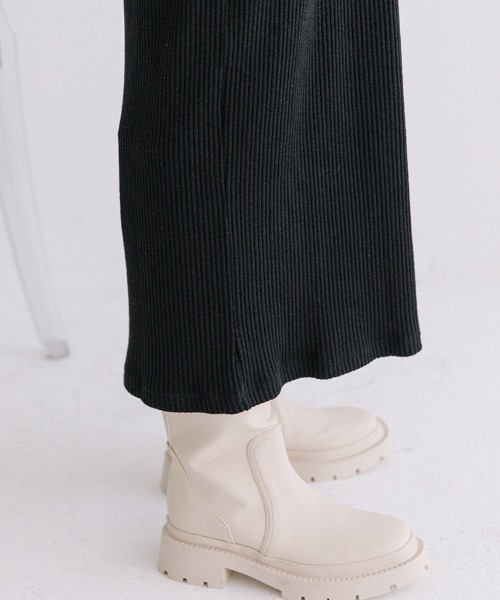 Flugge(フラッジー)の「back open knit OP/バックオープンニットワンピース(ワンピース・レディース・ブラウン系/ブラック・FREE)」の12枚目の写真