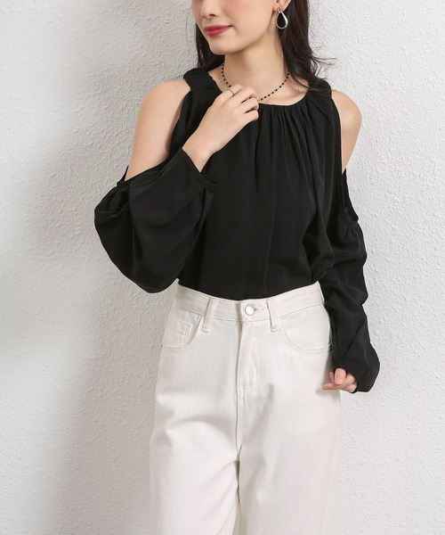MAISON DE THERESE(メゾン ド テレーズ)の「デザインブラウス(シャツ/ブラウス・レディース・ブラウン/ブラック・M)」の9枚目の写真