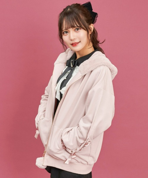 Secret Honey（シークレットハニー）の「うさ耳パーカー（パーカー・レディース・ブラック/オフホワイト/ピンク・FREE）」の19枚目の写真