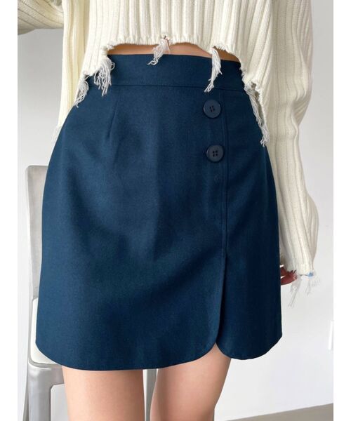 EMODA（エモダ）の「スリットデザインミニスカート（スカート・レディース・その他/ブルー/グレー/ブラック・SMALL/MEDIUM）」の22枚目の写真