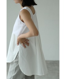 each | 布帛切り替えタンクトップ(タンクトップ)