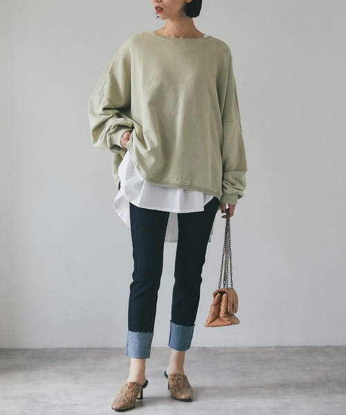 each（イーチ）の「布帛切り替えタンクトップ（タンクトップ・レディース・ホワイト/グレー/ブラック・FREE）」の21枚目の写真