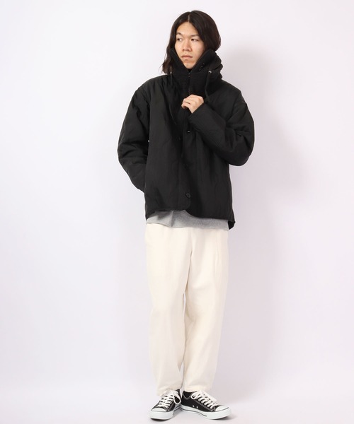 GERRY（ジェリー）の「GERRY ジェリー バラクラバ フードウォーマー フード ネックウォーマー 裏地 ボア フリース 異素材 コンビ（ネックウォーマー/スヌード・メンズ・ホワイト/カーキ/ブラック/ブラック系その他・FREE）」の5枚目の写真