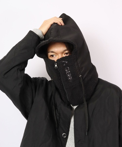 GERRY（ジェリー）の「GERRY ジェリー バラクラバ フードウォーマー フード ネックウォーマー 裏地 ボア フリース 異素材 コンビ（ネックウォーマー/スヌード・メンズ・ホワイト/カーキ/ブラック/ブラック系その他・FREE）」の10枚目の写真