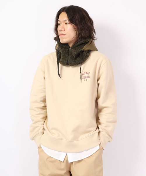 GERRY（ジェリー）の「GERRY ジェリー バラクラバ フードウォーマー フード ネックウォーマー 裏地 ボア フリース 異素材 コンビ（ネックウォーマー/スヌード・メンズ・ホワイト/カーキ/ブラック/ブラック系その他・FREE）」の12枚目の写真