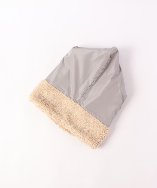 GERRY（ジェリー）の「GERRY ジェリー バラクラバ フードウォーマー フード ネックウォーマー 裏地 ボア フリース 異素材 コンビ（ネックウォーマー/スヌード・メンズ・ホワイト/カーキ/ブラック/ブラック系その他・FREE）」の17枚目の写真