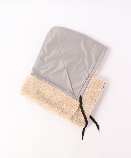 GERRY（ジェリー）の「GERRY ジェリー バラクラバ フードウォーマー フード ネックウォーマー 裏地 ボア フリース 異素材 コンビ（ネックウォーマー/スヌード・メンズ・ホワイト/カーキ/ブラック/ブラック系その他・FREE）」の15枚目の写真