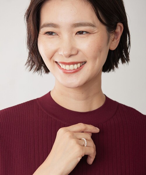 J.PRESS(ジェイプレス)の「【WEB限定】2way パール イヤカフ リング(イヤリング・レディース・ゴールド系/シルバー系・F)」の3枚目の写真