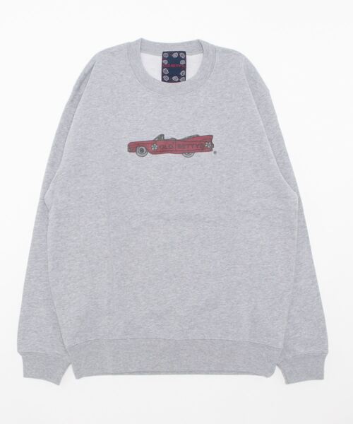 OLD BETTY'S（オールドベティーズ）の「Cadillac Print Crew Neck Sweat（スウェット・レディース・ナチュラル/杢グレー/グリーン/ブラック・FREE）」の9枚目の写真