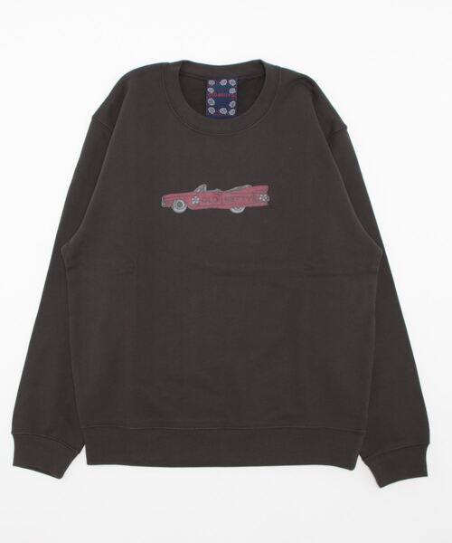 OLD BETTY'S（オールドベティーズ）の「Cadillac Print Crew Neck Sweat（スウェット・レディース・ナチュラル/杢グレー/グリーン/ブラック・FREE）」の10枚目の写真