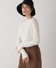 LOWRYS FARM | サムホールメローロングスリーブ　175446(ニット/セーター)