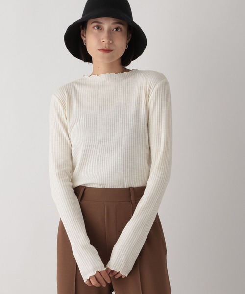 LOWRYS FARM(ローリーズファーム)の「サムホールメローロングスリーブ 175446(ニット/セーター・レディース・ブラック/ホワイト/グリーン/ブルー・FREE)」の12枚目の写真