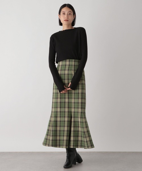 LOWRYS FARM(ローリーズファーム)の「サムホールメローロングスリーブ 175446(ニット/セーター・レディース・ブラック/ホワイト/グリーン/ブルー・FREE)」の13枚目の写真