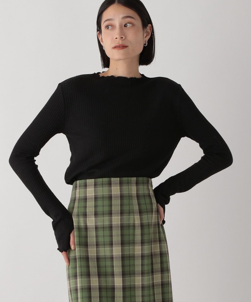 LOWRYS FARM(ローリーズファーム)の「サムホールメローロングスリーブ 175446(ニット/セーター・レディース・ブラック/ホワイト/グリーン/ブルー・FREE)」の14枚目の写真