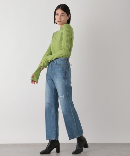 LOWRYS FARM(ローリーズファーム)の「サムホールメローロングスリーブ 175446(ニット/セーター・レディース・ブラック/ホワイト/グリーン/ブルー・FREE)」の15枚目の写真