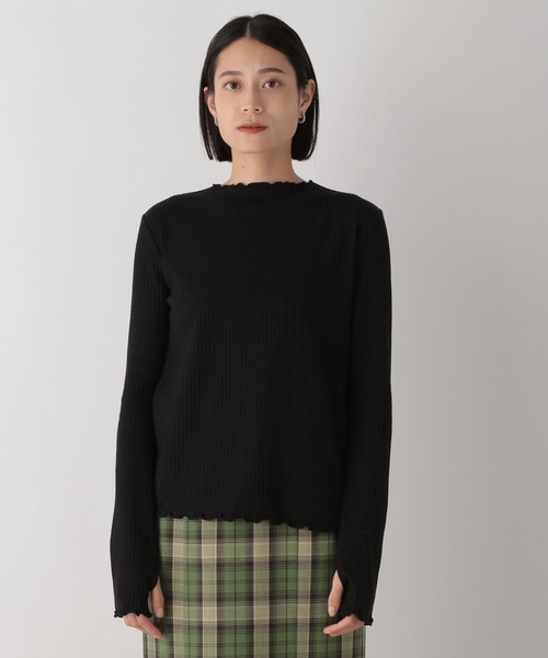 LOWRYS FARM(ローリーズファーム)の「サムホールメローロングスリーブ 175446(ニット/セーター・レディース・ブラック/ホワイト/グリーン/ブルー・FREE)」の17枚目の写真