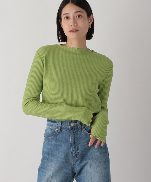 LOWRYS FARM(ローリーズファーム)の「サムホールメローロングスリーブ 175446(ニット/セーター・レディース・ブラック/ホワイト/グリーン/ブルー・FREE)」の10枚目の写真