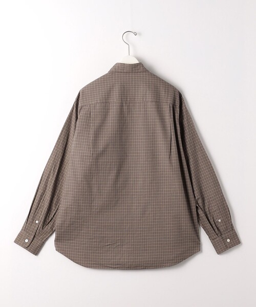 green label relaxing(グリーンレーベルリラクシング)の「THIN ビエラ チェック柄 レギュラーカラー 長袖 シャツ(シャツ/ブラウス・メンズ・グレー/オリーブ/コバルトブルー・S/M/L/XL)」の8枚目の写真