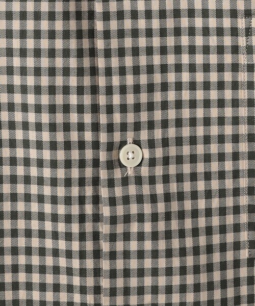 green label relaxing(グリーンレーベルリラクシング)の「THIN ビエラ チェック柄 レギュラーカラー 長袖 シャツ(シャツ/ブラウス・メンズ・グレー/オリーブ/コバルトブルー・S/M/L/XL)」の16枚目の写真