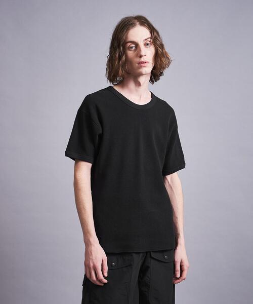 MONKEY TIME(モンキータイム)の「<monkey time> CTN AZE U/N T/Tシャツ(Tシャツ/カットソー・メンズ・ブラック/ホワイト・L/S/M)」の2枚目の写真