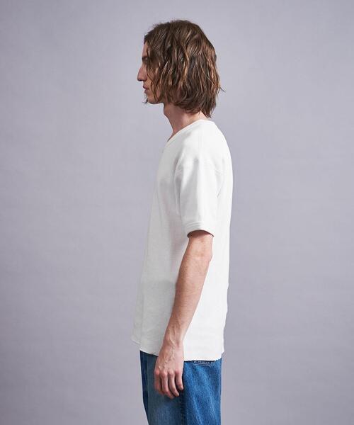 MONKEY TIME(モンキータイム)の「<monkey time> CTN AZE U/N T/Tシャツ(Tシャツ/カットソー・メンズ・ブラック/ホワイト・L/S/M)」の4枚目の写真