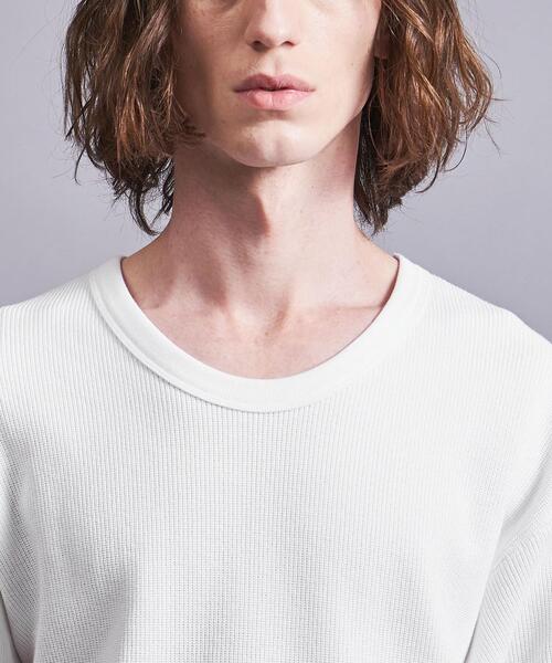 MONKEY TIME(モンキータイム)の「<monkey time> CTN AZE U/N T/Tシャツ(Tシャツ/カットソー・メンズ・ブラック/ホワイト・L/S/M)」の6枚目の写真