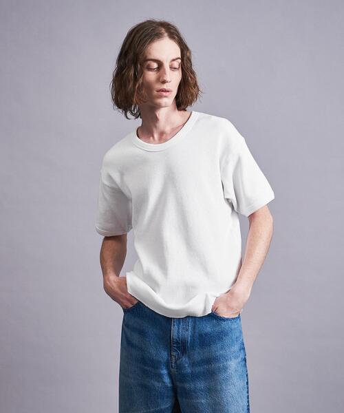 MONKEY TIME(モンキータイム)の「<monkey time> CTN AZE U/N T/Tシャツ(Tシャツ/カットソー・メンズ・ブラック/ホワイト・L/S/M)」の11枚目の写真