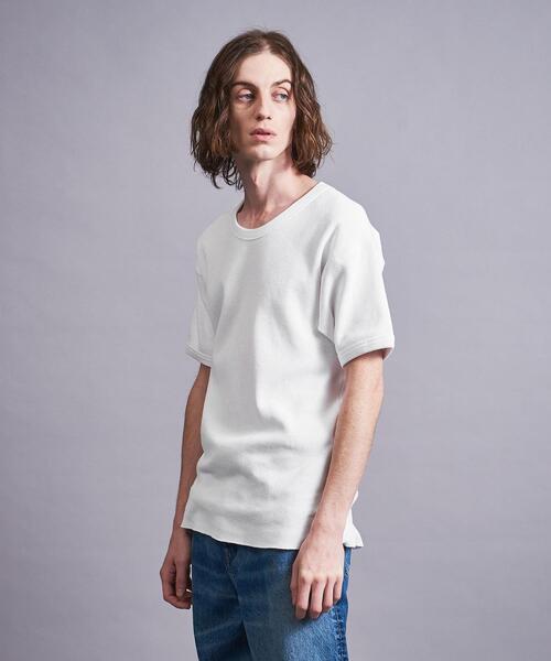 MONKEY TIME(モンキータイム)の「<monkey time> CTN AZE U/N T/Tシャツ(Tシャツ/カットソー・メンズ・ブラック/ホワイト・L/S/M)」の12枚目の写真