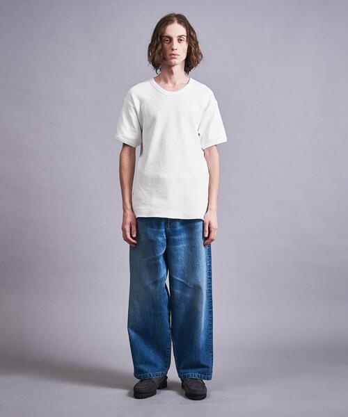 MONKEY TIME(モンキータイム)の「<monkey time> CTN AZE U/N T/Tシャツ(Tシャツ/カットソー・メンズ・ブラック/ホワイト・L/S/M)」の14枚目の写真