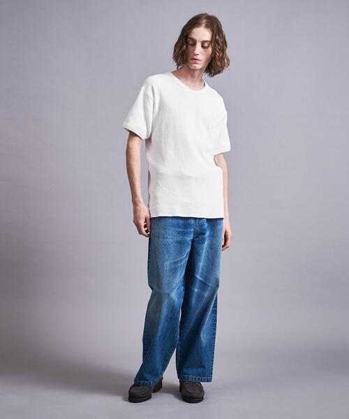 MONKEY TIME(モンキータイム)の「<monkey time> CTN AZE U/N T/Tシャツ(Tシャツ/カットソー・メンズ・ブラック/ホワイト・L/S/M)」の15枚目の写真