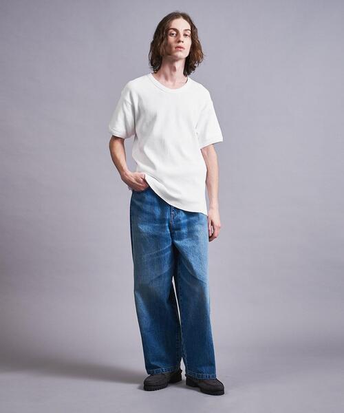 MONKEY TIME(モンキータイム)の「<monkey time> CTN AZE U/N T/Tシャツ(Tシャツ/カットソー・メンズ・ブラック/ホワイト・L/S/M)」の16枚目の写真