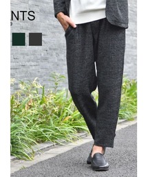 EVOLUTION（エボリューション）の「柔らかくて着心地抜群のイージーパンツ　セットアップ（スラックス）」