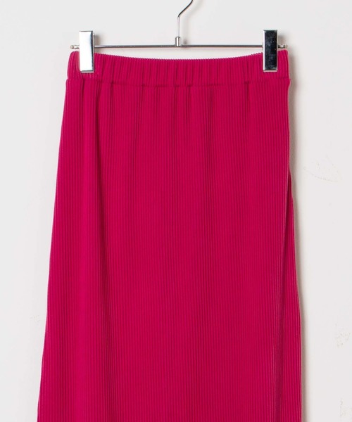 WEGO(ウィゴー)の「WEGO/リブナローロングスカート(スカート・レディース・ブラック/ピンク・FREE)」の18枚目の写真