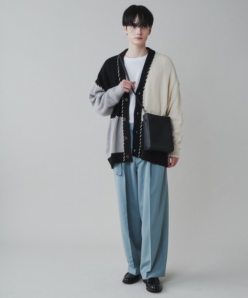 WEGO（ウィゴー）の「WEGO/PUスクエアショルダー（ショルダーバッグ・レディース・ブラック/ホワイト/ダークグリーン/グレー/ブラック系その他・FREE）」の16枚目の写真