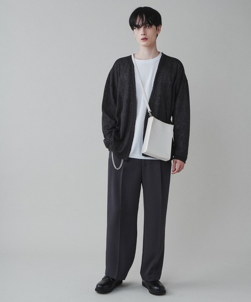 WEGO（ウィゴー）の「WEGO/PUスクエアショルダー（ショルダーバッグ・レディース・ブラック/ホワイト/ダークグリーン/グレー/ブラック系その他・FREE）」の12枚目の写真