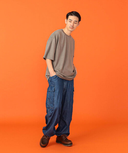 BEAMS（ビームス）の「BEAMS / デニム ビッグ 6ポケット カーゴパンツ（カーゴパンツ・メンズ・ブルー系その他2/ブルー系その他・L/S/XL/M）」の4枚目の写真