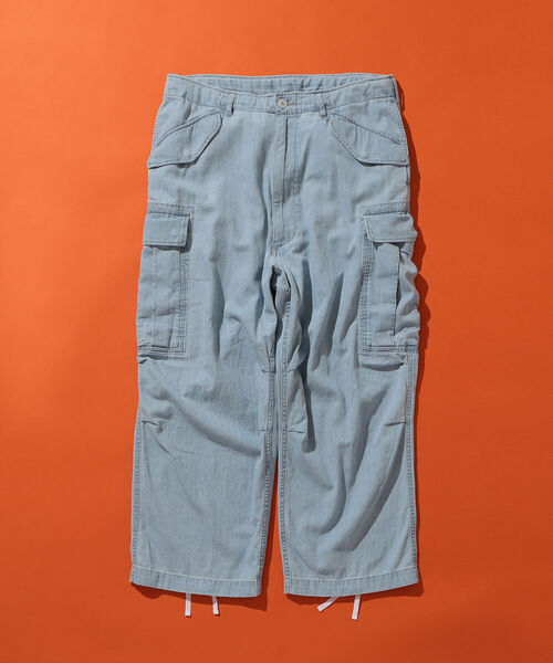 BEAMS（ビームス）の「BEAMS / デニム ビッグ 6ポケット カーゴパンツ（カーゴパンツ・メンズ・ブルー系その他2/ブルー系その他・L/S/XL/M）」の8枚目の写真
