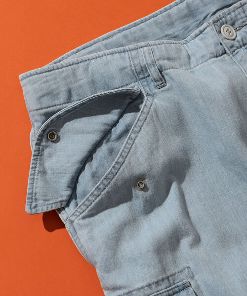 BEAMS（ビームス）の「BEAMS / デニム ビッグ 6ポケット カーゴパンツ（カーゴパンツ・メンズ・ブルー系その他2/ブルー系その他・L/S/XL/M）」の11枚目の写真