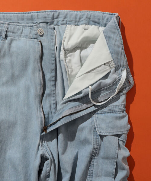 BEAMS（ビームス）の「BEAMS / デニム ビッグ 6ポケット カーゴパンツ（カーゴパンツ・メンズ・ブルー系その他2/ブルー系その他・L/S/XL/M）」の12枚目の写真